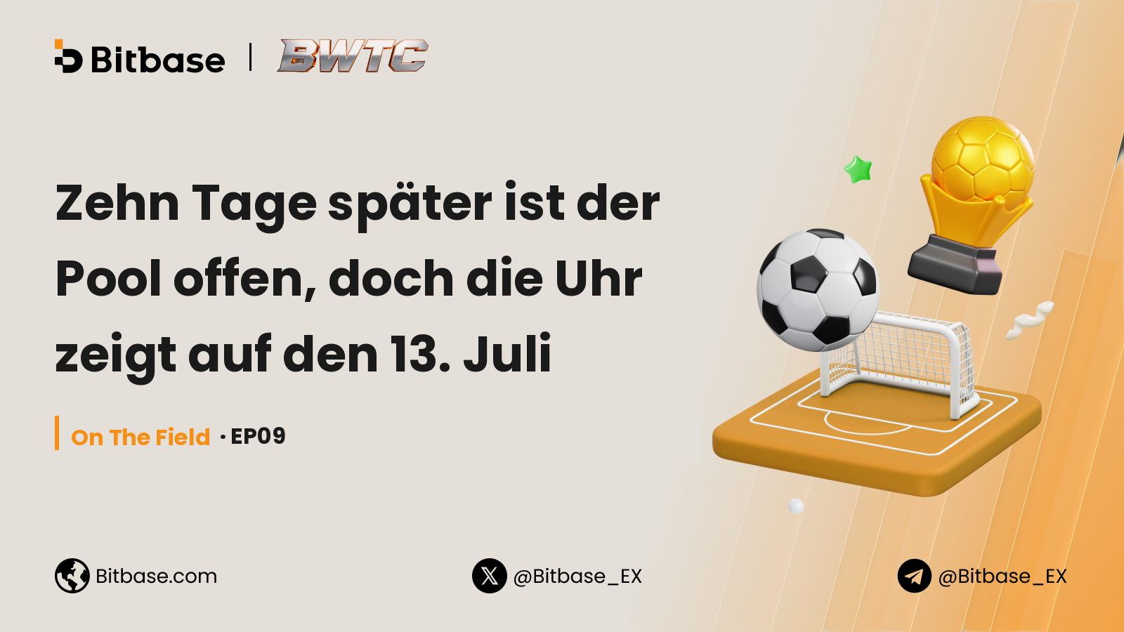 Zehn Tage später ist der Pool offen, doch die Uhr zeigt auf den 13. Juli