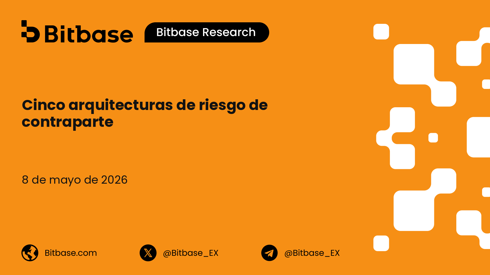 Cinco arquitecturas de riesgo de contraparte en cripto