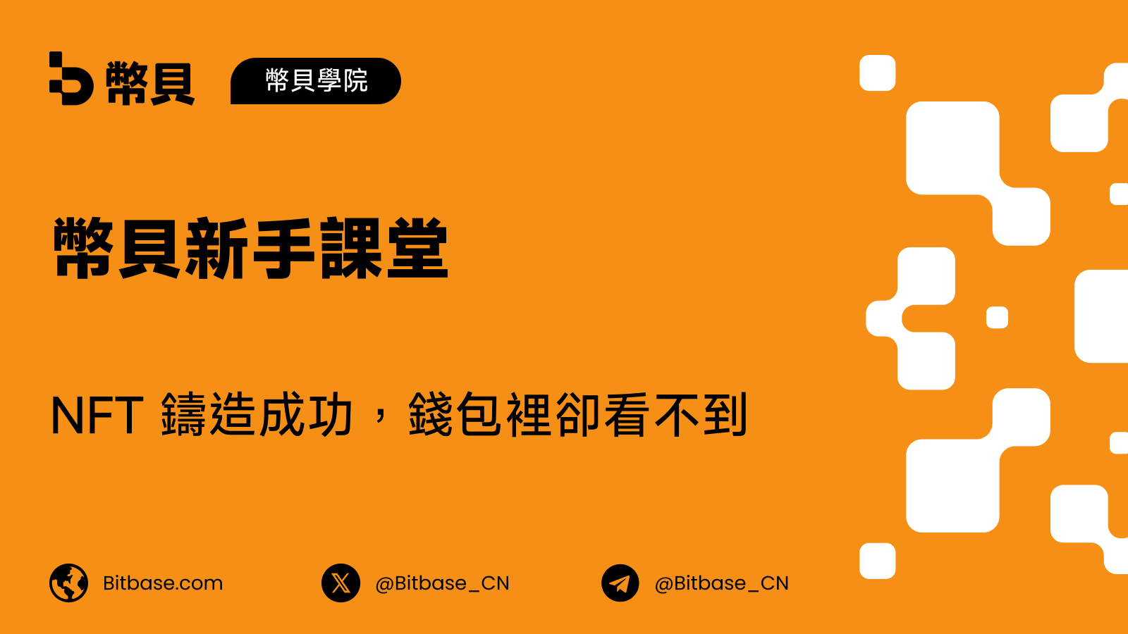 NFT 鑄造成功，錢包裡卻看不到