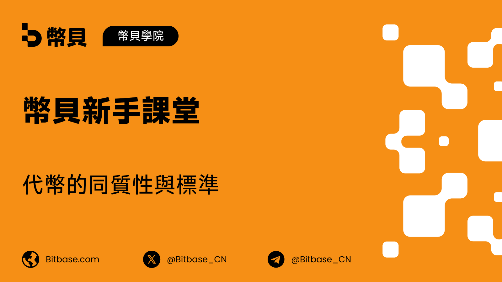 代幣的同質性與標準