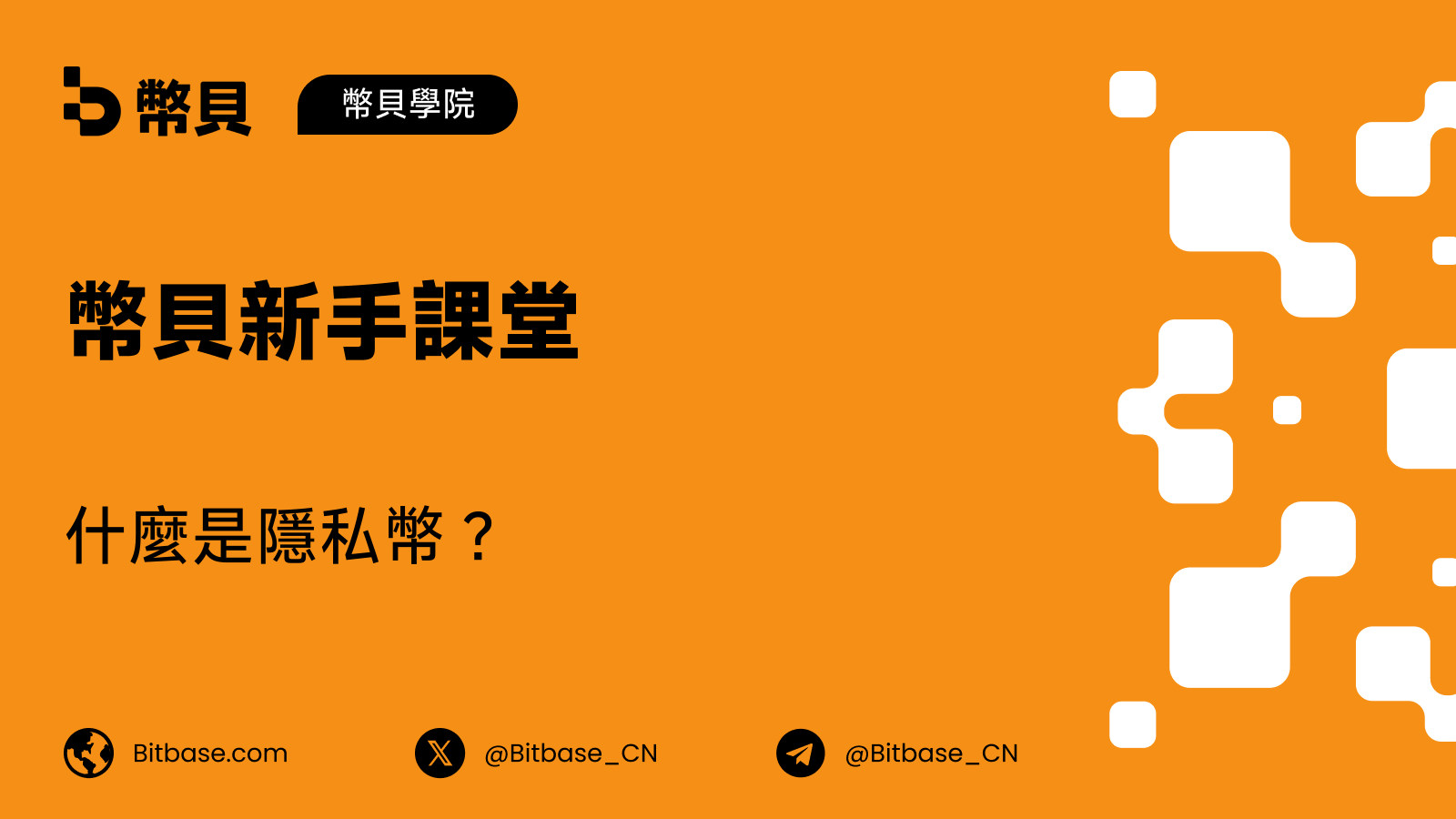 什麼是隱私幣？