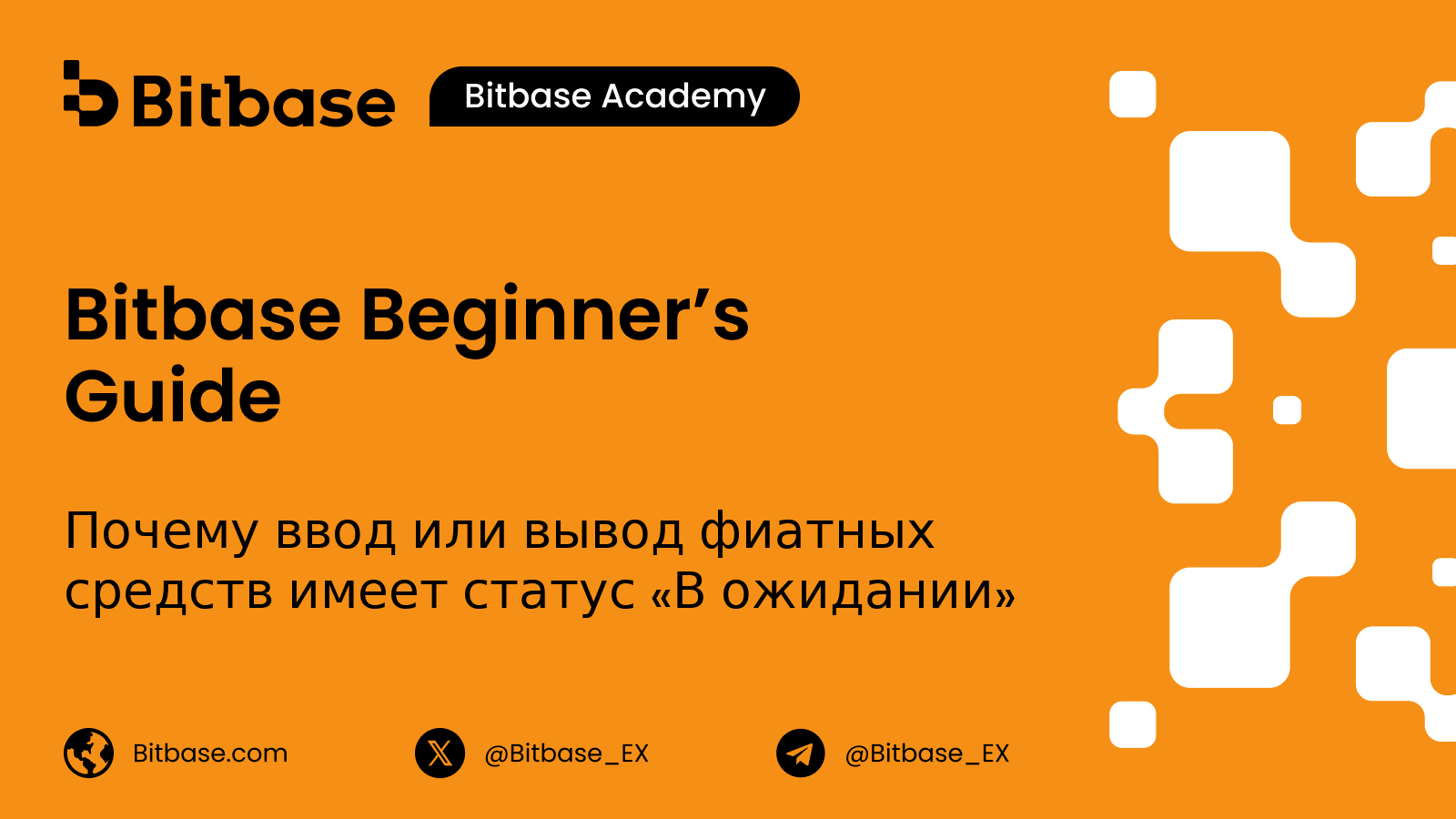 Почему ввод или вывод фиатных средств находится в ожидании